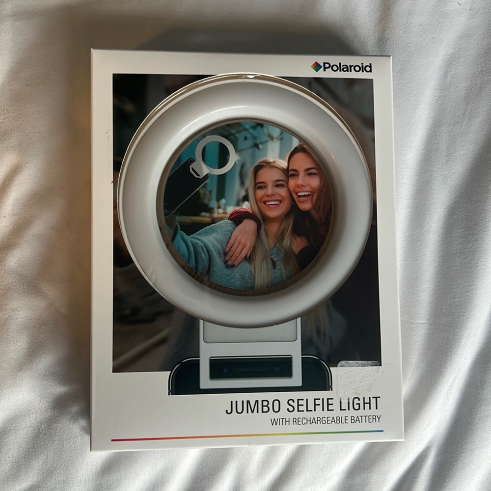 Polaroid Jumbo Selfie Light with Rechargeable Battery
